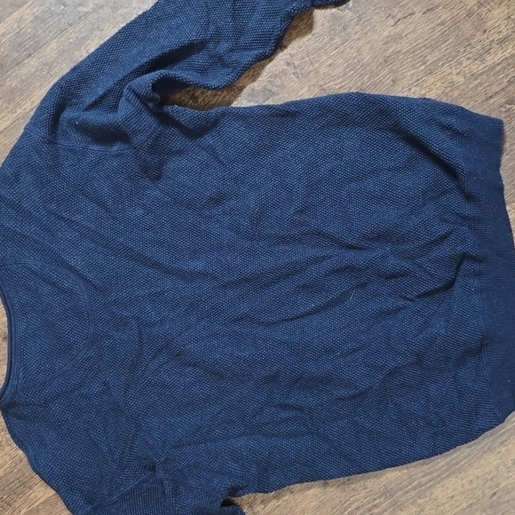 TOMMY BAHAMA Men's L Navy Blue Sweater Vneck - Picture 6 of 6